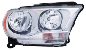 Dodge Durango Head Lamp Passenger Side Halogen With Chrome Trim CAPA Certified 2011-2013