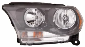 Dodge Durango Head Lamp Passenger Side Halogen Black Trim High Quality 2011-2013