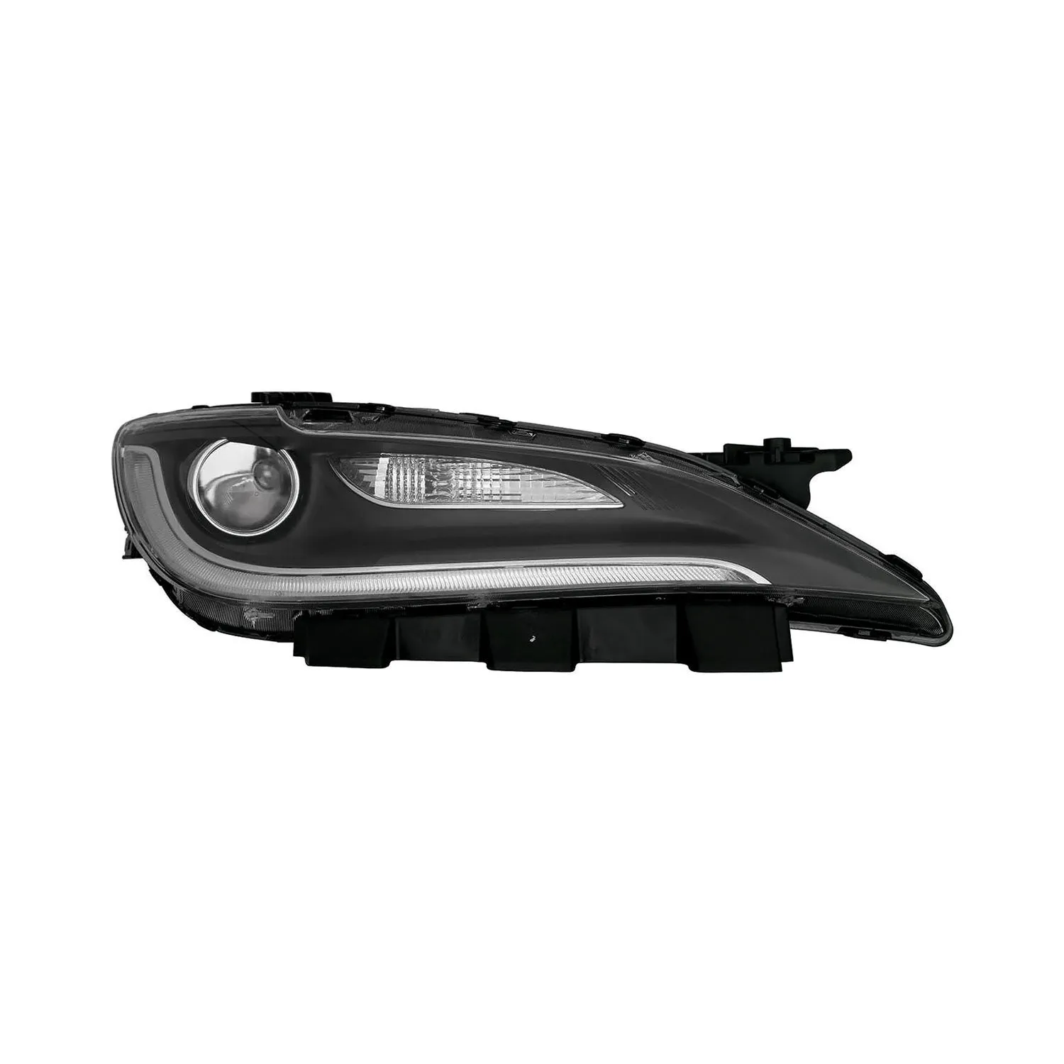 Chrysler 200 Sedan Head Lamp Passenger Side Hid With LED Drl Black Trim High Quality 2015-2016