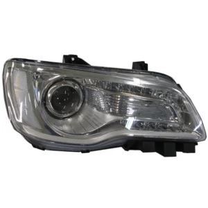 Chrysler 300 Head Lamp Passenger Side Halogen Chrome Bezel With Reflector High Quality 2015-2017