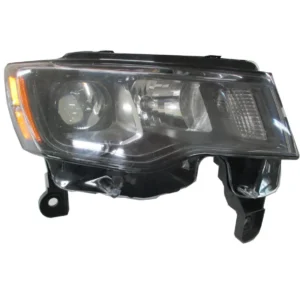 Jeep Grand Cherokee 2017-2021/Grand Cherokee WK 2022 Head Lamp Passenger Side Halogen Std TYPE Black Bezel High Quality