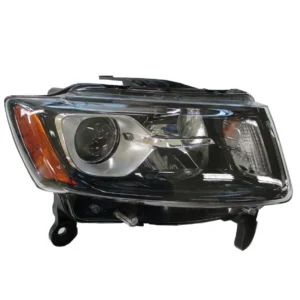 Jeep Grand Cherokee Head Lamp Passenger Side Halogen Std TYPE Black Bezel High Quality 2014-2016