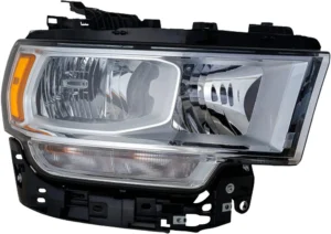 Ram PICKUP-RAM-4500/PICKUP-RAM-5500 Head Lamp Passenger Side Halogen Chrome Bezel Without Logo High Quality 2019-2024