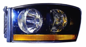 Dodge Ram 1500 Pickup Head Lamp Driver Side With black Beezel High Quality 2006