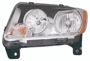 Jeep Compass MK Head Lamp Driver Side Code Lmb Without Black Trim Without Leveling CAPA Certified 2011-2013