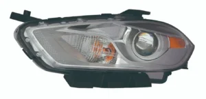 Dodge DART Head Lamp Driver Side Halogen Chrome Bezel High Quality 2013-2015