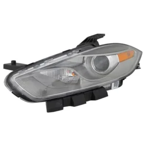 Dodge DART Head Lamp Driver Side Xenon With chrome Trim High Quality 2013-2016