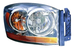 Dodge Pickup RAM MEGA CAB/Pickup RAM1500 Head Lamp Passenger Side Without Black Bezel High Quality 2006