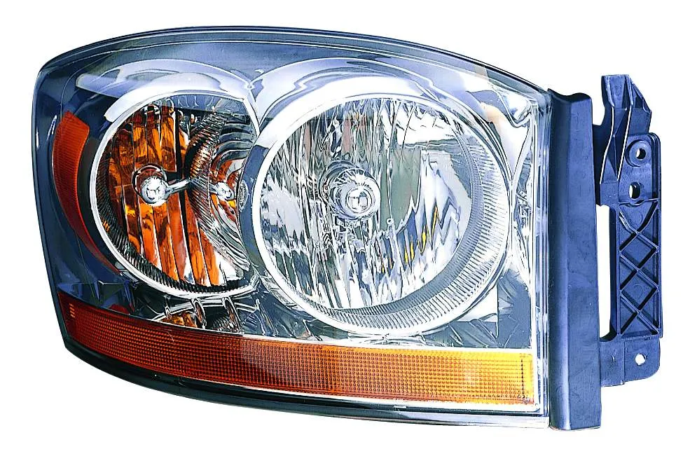 Dodge Pickup RAM MEGA CAB/Pickup RAM1500 Head Lamp Passenger Side Without Black Bezel High Quality 2006