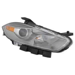 Dodge DART Head Lamp Passenger Side Xenon With black Trim High Quality 2013-2016