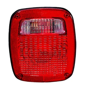 Jeep Wrangler Tail Lamp Driver Side CAPA Certified 1998-2006