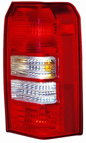 Jeep Patriot Tail Lamp Passenger Side With 2 Bulb Holes In Back High Quality 2008-2017