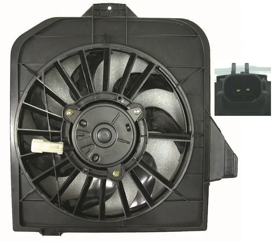 Dodge/Chrysler Caravan/TOWN AND Country/Voyager Radiator Fan Assembly Passenger Side 2001-2004