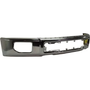 Ford Pickup F150 Bumper Face Bar Front Chrome With FOG Lamp Holes Without End Caps 2015-2017