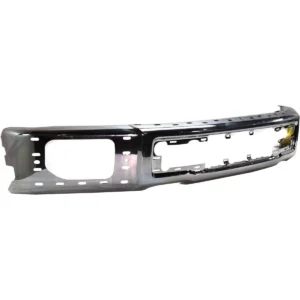 Ford Pickup F150 Bumper Face Bar Front Chrome With FOG Lamp Holes/end Caps 2015-2017