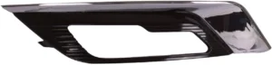 Ford Fusion/Fusion Energi/Fusion Hybrid Fog Lamp Bezel Front Driver Side Ptd Glossy Black Excludes Sport 2017-2018