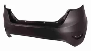 Ford Fiesta Hatchback Bumper Rear Primed Without Sensor Hole(but Marked To Cut) Excludes ST Model CAPA Certified 2011-2019