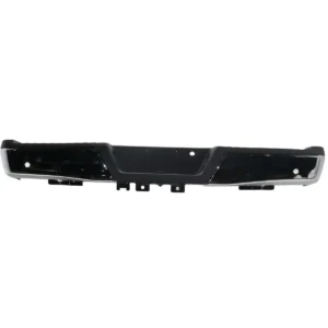 Ford Pickup F150 2015-2020/Pickup F150 Police Responder 2018-2020 Bumper Rear Assembly Chrome With black Pad With Sensor With TOW