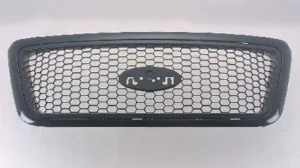 Ford Pickup Lightduty Grille Xlt Model Black Frame With black Honeycomb Insert Paint-to-Match Excludes Heritage Model 2004-2006