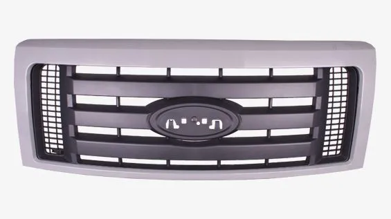 Ford Pickup Lightduty Grille Stx FX4 Painted Frame 3 Textured Bar 2009-2012