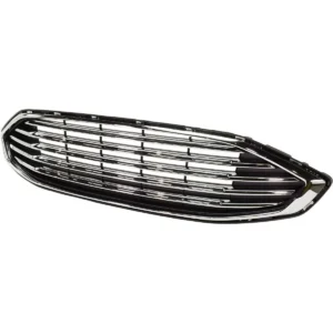 Ford Fusion/Fusion Energi/Fusion Hybrid Grille Black With 5 Chrome Bars With chrome Frame Without Sport 2017-2018