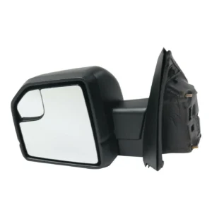 Ford Pickup F150 Door Mirror Driver Side Manual Standard TYPE Flat Glass With blind Spot Textured 2015-2018