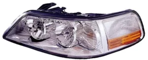 Lincoln TOWN CAR Head Lamp Driver Side Without Hid CAPA Certified 2003-2004
