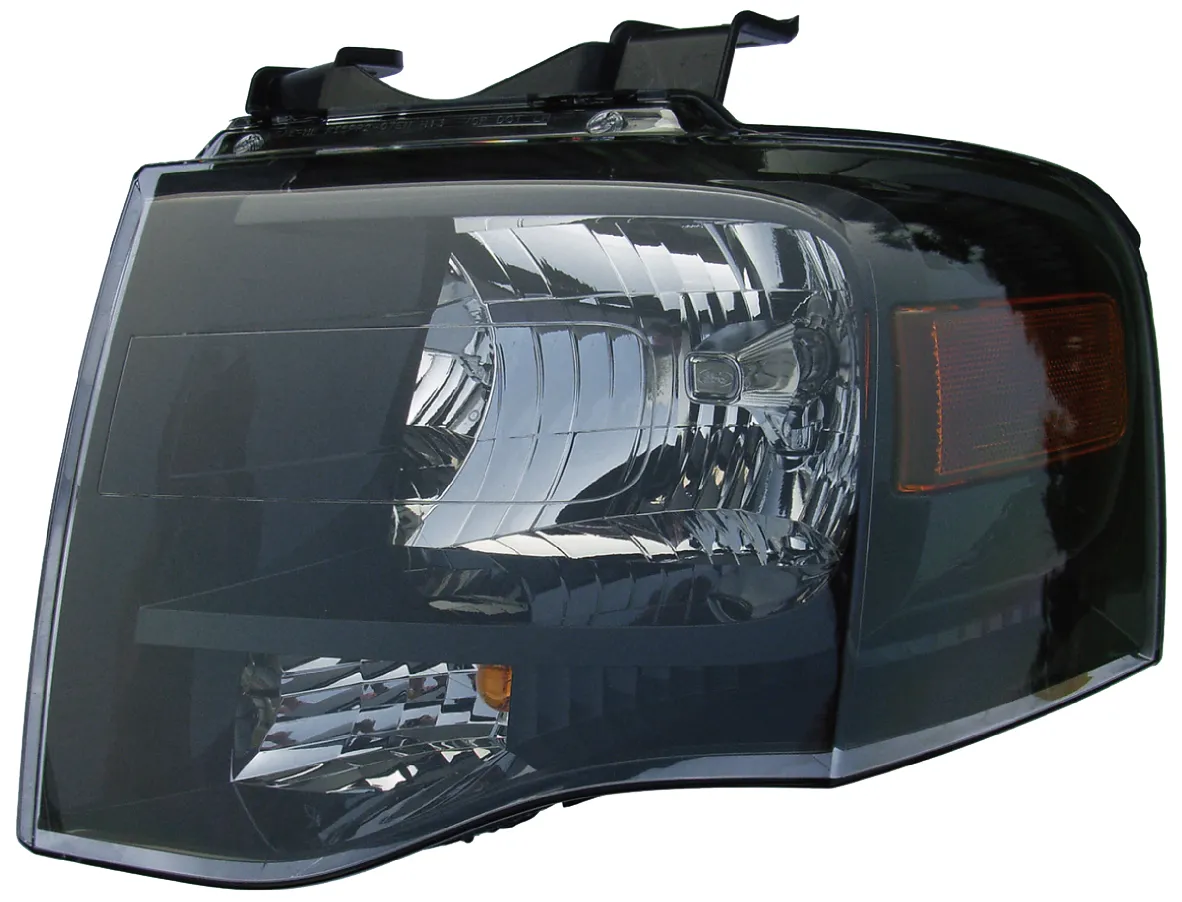 Ford Expedition/Expedition EL/Expedition MAX Head Lamp Driver Side Black Bezel CAPA Certified 2007-2014