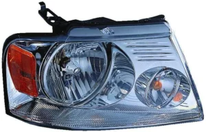Ford Pickup Lightduty Head Lamp Passenger Side With chrome Trim High Quality 2004-2008