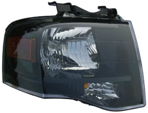 Ford Expedition/Expedition EL/Expedition MAX Head Lamp Passenger Side Black Bezel CAPA Certified 2007-2014