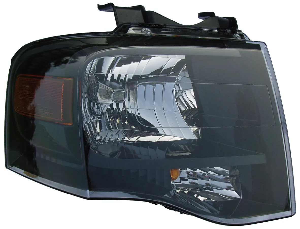 Ford Expedition/Expedition EL/Expedition MAX Head Lamp Passenger Side Black Bezel CAPA Certified 2007-2014