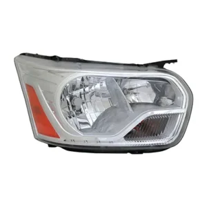 Ford Transit T-350 Cargo VAN Head Lamp Passenger Side Halogen Chrome Trim To 9/2/15 Without Logo High Quality 2015-2016