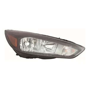 Ford Focus Head Lamp Passenger Side Black Bezel Without Drl Without LED SDN/HB High Quality 2015-2018