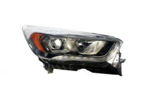 Ford Escape Head Lamp Passenger Side Halogen Chrome Bezel With LED Signature Lamps 2017-2019