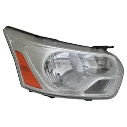 Ford Transit T-350HD CREW VAN Head Lamp Passenger Side Without Logo With chrome Trim From 9/2/15 High Quality 2020-2023