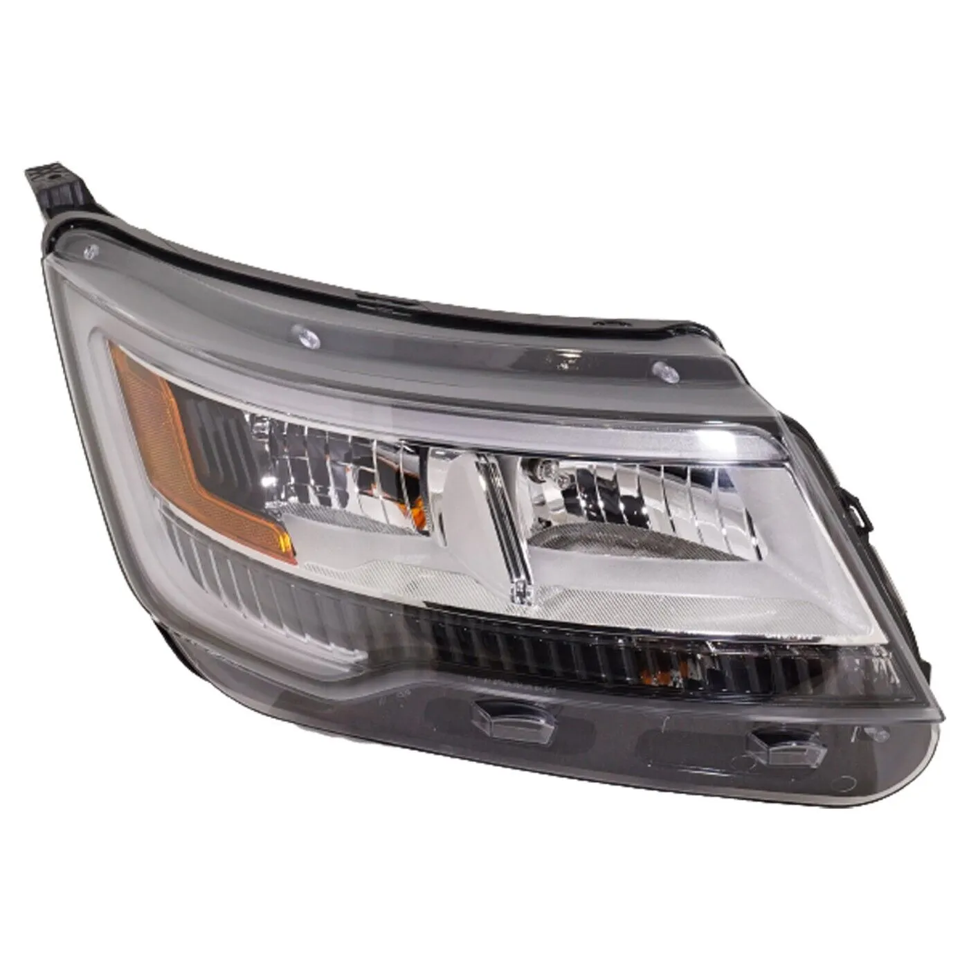 Ford Explorer Head Lamp Passenger Side Black Housing High Quality 2018-2019