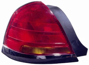 Ford Crown Victoria Tail Lamp Driver Side (black Molding SPORT-2 Bulb-red) High Quality 2001-2003