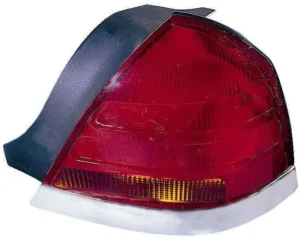 Ford Crown Victoria Tail Lamp Passenger Side (chrome Molding 4 Bulb-red-amber) High Quality 1998-2004