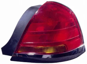 Ford Crown Victoria Tail Lamp Passenger Side (black Molding SPORT-2 Bulb-red) High Quality 2001-2003