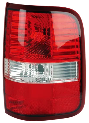 Ford Pickup Lightduty Tail Lamp Passenger Side Styleside Model With RED Lens With housing Excludes Harley Davidson High Quality 2004-2008