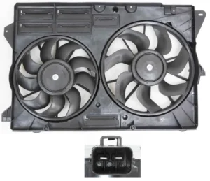 Ford Explorer/Explorer Limited/Explorer Sport Cooling Fan Assembly For Turbocharged Vehicles With 2 Blades 2016-2019