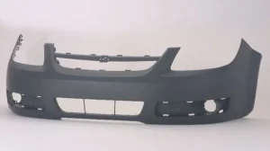 Chevrolet Cobalt Bumper Front LS/LT Models With FOG Lamp Hole Has Uprer Bar In Grille CAPA Certified 2005-2010