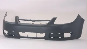 Chevrolet Cobalt Bumper Front Without Fog Lamp Has Uprer Bar In Grille 2005-2007