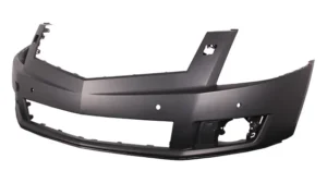 Cadillac SRX Bumper Front Upper Primed With Sensor With washer Hole CAPA Certified 2010-2012