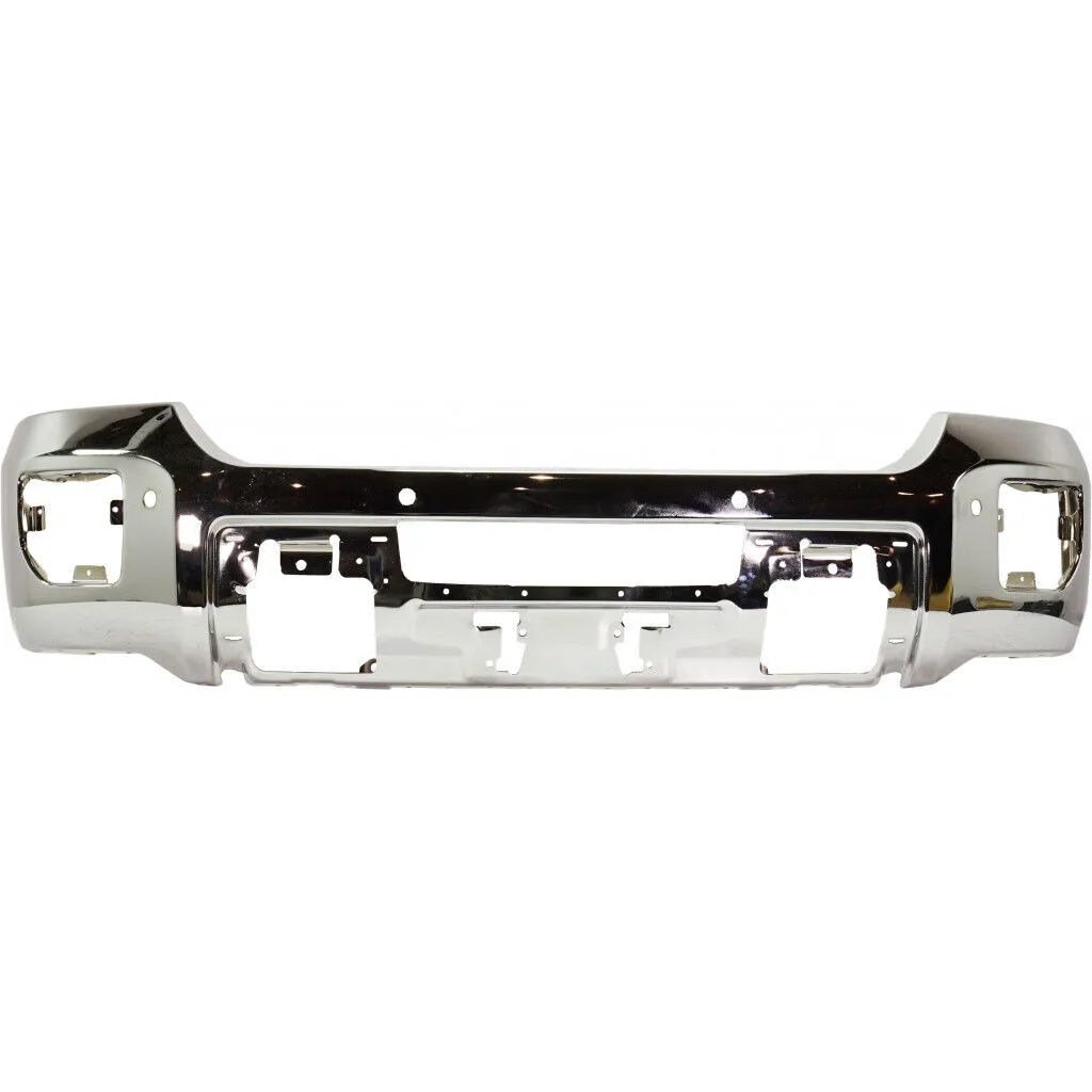 GMC Sierra Pickup 2500/Pickup Sierra 3500 Bumper Face Bar Front Steel With Sensor Chrome 2015-2019