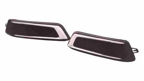 Chevrolet Impala Fog Lamp Cover Front Driver Side Matt-black With chrome Mldg Without Drl 2014-2020
