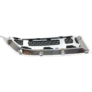 GMC Acadia 2013-2016/Acadia Limited 2017 Grille Lower Driver Side Outer Upper Matte-black With chrome Mldg