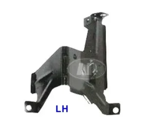 GMC Sierra Pickup Hybrid Bumper Bracket Front Driver Side Outer Steel 2009-2012