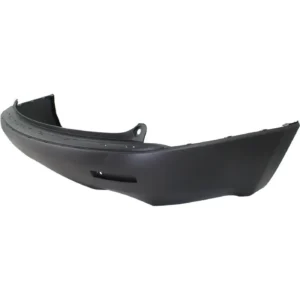 GMC Acadia Bumper Rear Without Sensor Hole Textured Black Excludes Denali 2007-2012