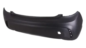 Chevrolet Spark Bumper Rear Primed Without Park Assist Sensor Gas Model CAPA Certified 2016-2022